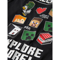 NAME IT T-shirt Julio Minecraft Black